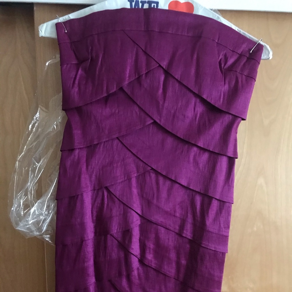 Purple mini dress